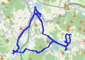 Trasa z dnia 2021-11-12 15:13 - mapa trasy gps - rower górski