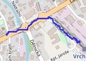 Trasa z dnia 2021-11-12 18:58 - mapa trasy gps - spacer