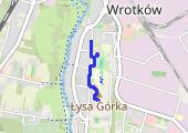 Spacer - mapa trasy gps - spacer