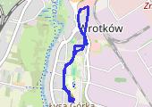 Rower - mapa trasy gps - rower trekkingowy