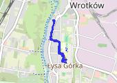 Spacer - mapa trasy gps - spacer