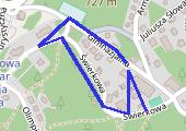 Psi spacer 13.11.2021 - mapa trasy gps - spacer