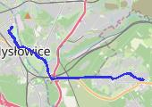 Trasa z dnia 2021-11-14 09:22 - mapa trasy gps - rower szosowy