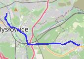 Trasa z dnia 2021-11-14 12:20 - mapa trasy gps - rower szosowy