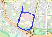 Trasa z dnia 2021-11-14 12:38 - mapa trasy gps - nordic walking