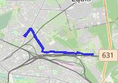 Trasa z dnia 2021-11-21 11:41 - mapa trasy gps - nordic walking
