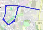 Trasa z dnia 2021-11-21 12:02 - mapa trasy gps - bieganie