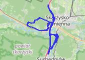 Trasa z dnia 2021-11-20 14:46 - mapa trasy gps - rower szosowy