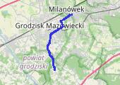 Trasa z dnia 2021-11-09 08:07 - mapa trasy gps - rower górski