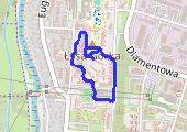Spacer - mapa trasy gps - spacer