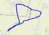 Trasa z dnia 2021-11-24 12:43 - mapa trasy gps - bieganie