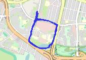 Trasa z dnia 2021-11-24 18:04 - mapa trasy gps - nordic walking
