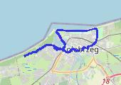 Trasa z dnia 2021-11-25 17:49 - mapa trasy gps - bieganie