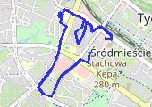 Trasa z dnia 2021-11-25 18:25 - mapa trasy gps - bieganie