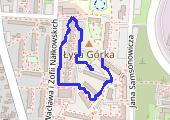 Spacer - mapa trasy gps - spacer