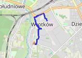 Rower - mapa trasy gps - rower trekkingowy