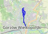Czereśniowa - Ogrodowa Czartoryskiego - Czereśniowa - mapa trasy gps - marsz