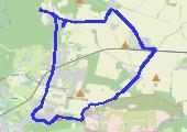 Trasa z dnia 2021-11-27 12:39 - mapa trasy gps - rower szosowy