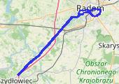 activity_7884400210 - mapa trasy gps - rower szosowy