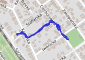 Trasa z dnia 2021-12-03 08:49 - mapa trasy gps - spacer