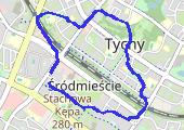 Trasa z dnia 2021-12-04 10:50 - mapa trasy gps - bieganie