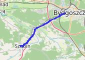 Trasa z dnia 2021-12-05 23:00 - mapa trasy gps - samochód