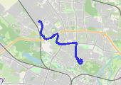 Trasa z dnia 2021-12-06 12:47 - mapa trasy gps - samochód