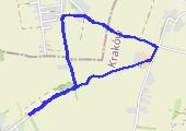 Trasa z dnia 2021-12-06 14:54 - mapa trasy gps - bieganie