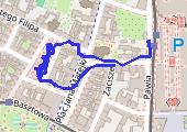Trasa z dnia 2021-12-07 11:35 - mapa trasy gps - spacer