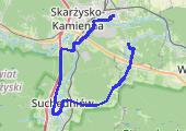 Trasa z dnia 2021-12-13 12:24 - mapa trasy gps - rower szosowy