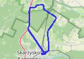 Trasa z dnia 2021-12-14 18:47 - mapa trasy gps - rower szosowy
