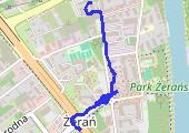 Trasa 2320 - mapa trasy gps - spacer