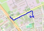 Trasa 2321 - mapa trasy gps - spacer