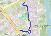 Trasa 2322 - mapa trasy gps - spacer