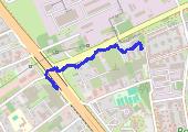 Trasa 2334 - mapa trasy gps - spacer