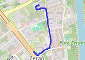 Trasa 2329 - mapa trasy gps - spacer
