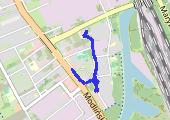 Trasa 2341 - mapa trasy gps - spacer