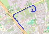 Trasa 2345 - mapa trasy gps - spacer