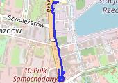 Trasa 2347 - mapa trasy gps - spacer