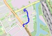 Trasa 2351 - mapa trasy gps - spacer