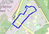 Trasa z dnia 2021-12-09 23:10 - mapa trasy gps - spacer