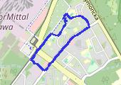 Trasa z dnia 2021-12-09 00:16 - mapa trasy gps - spacer