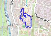 Spacer - mapa trasy gps - spacer