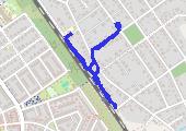 Trasa z dnia 2021-12-10 19:15 - mapa trasy gps - spacer