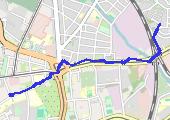 Trasa z dnia 2021-11-08 08:08 - mapa trasy gps - rower górski