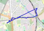Trasa z dnia 2021-10-29 14:54 - mapa trasy gps - rower górski