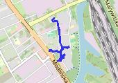 Trasa 2352 - mapa trasy gps - spacer