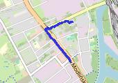 Trasa 2353 - mapa trasy gps - spacer