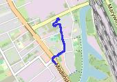 Trasa 2356 - mapa trasy gps - spacer