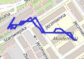 Trasa z dnia 2021-12-20 14:22 - mapa trasy gps - spacer
